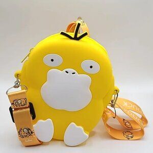 Cute Little Psyduck Pokemon Crossbody Purse or Pouch
